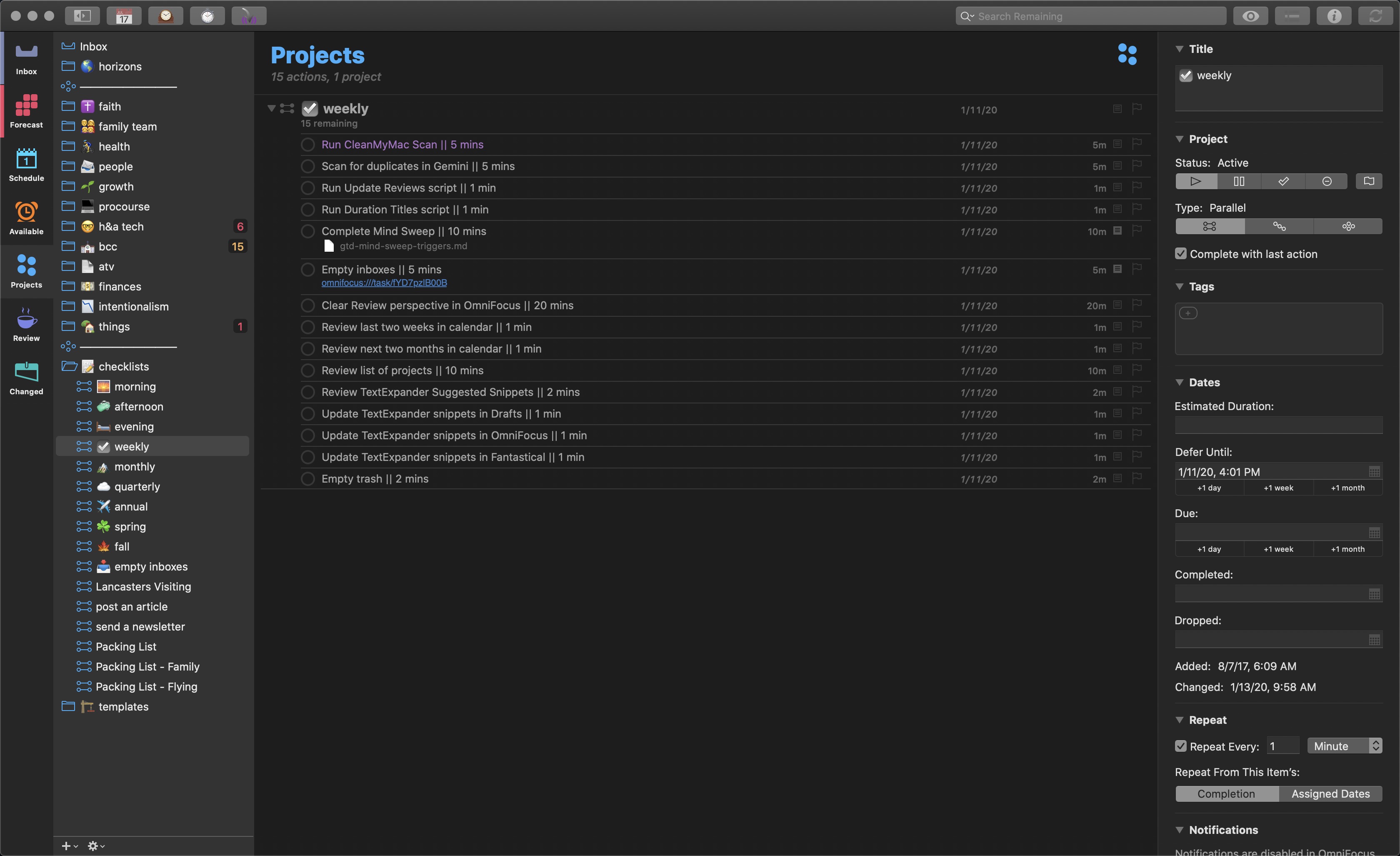 Top Tools for Eliminating Resistance to The GTD Weekly Review